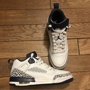Kids White and Black Sneakers